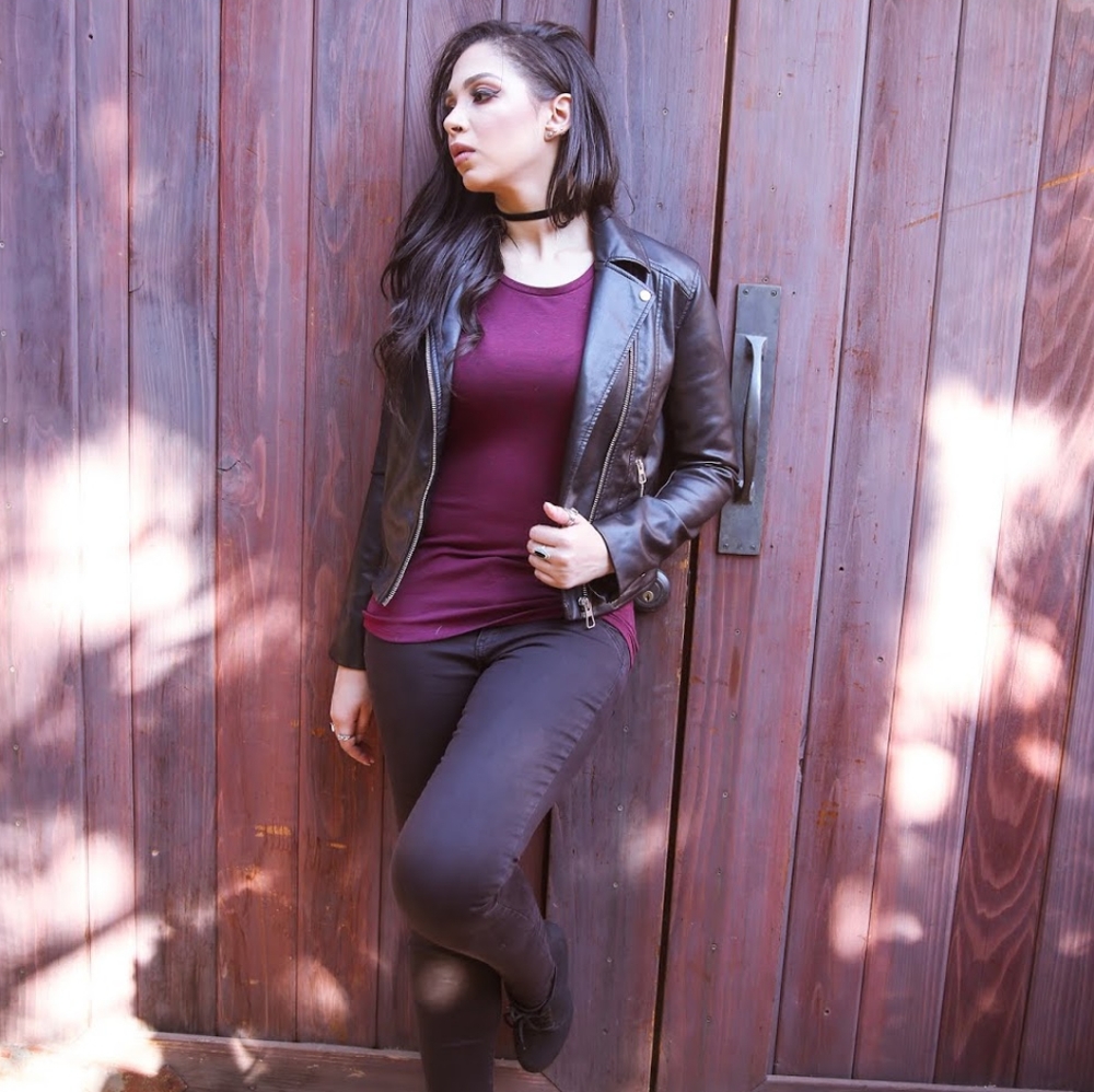 Faux Leather Jacket